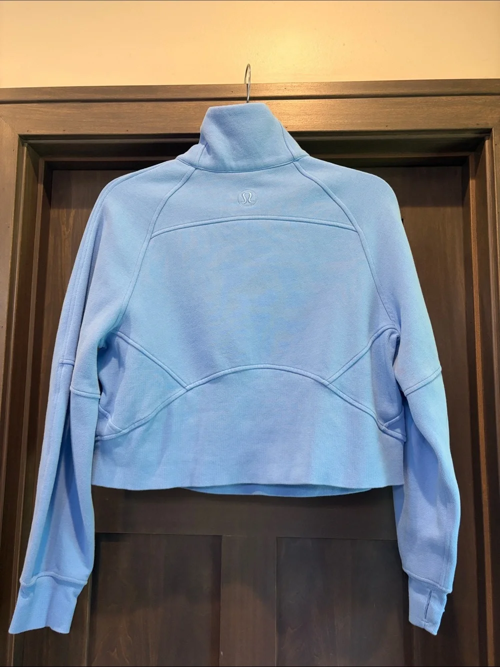 Lululemon Athletica oversized Scuba Cropped Half-Zip Pullover